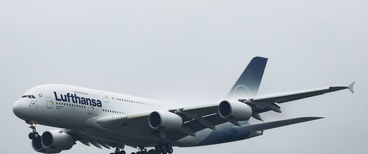 Der erste generalüberholte Rückkehrer: Der Airbus A380 mit dem Kennzeichen ...