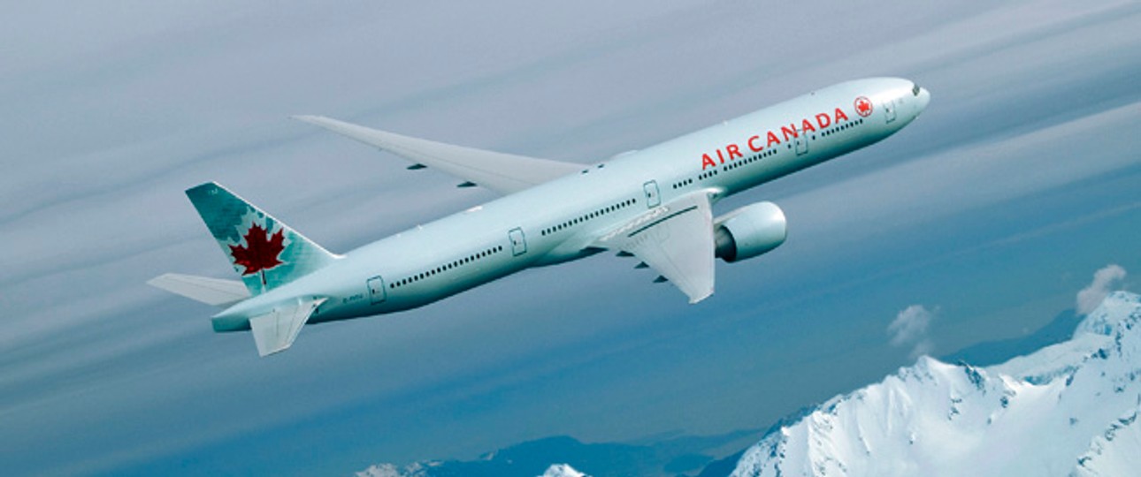 Boeing 777 von Air Canada: Über Alaska wurde die Maschine heftig durchgeschüttelt.