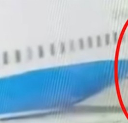 Überwachungskamera-Video: Der Flieger wurde offenbar mit neuem Essen beladen.