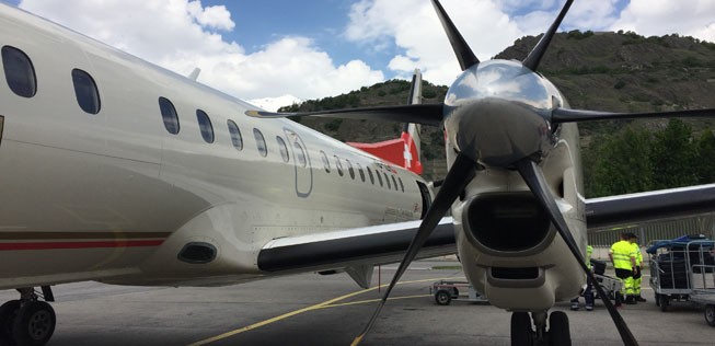 Saab 2000 von Darwin in Sion: Drei Mal pro Tag nach Zürich - daraus wird nichts.