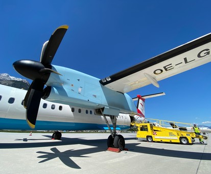 De Havilland Canada Dash 8 von Austrian Airlines: Flog bis 2021.