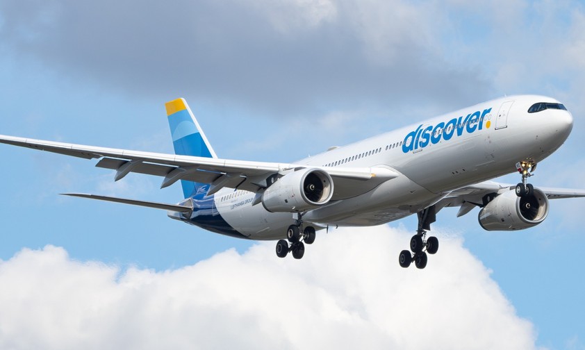 Airbus A330 von Discover Airlines: Drei Viertel aller Flüge konnte die Airline selbst durchführen.