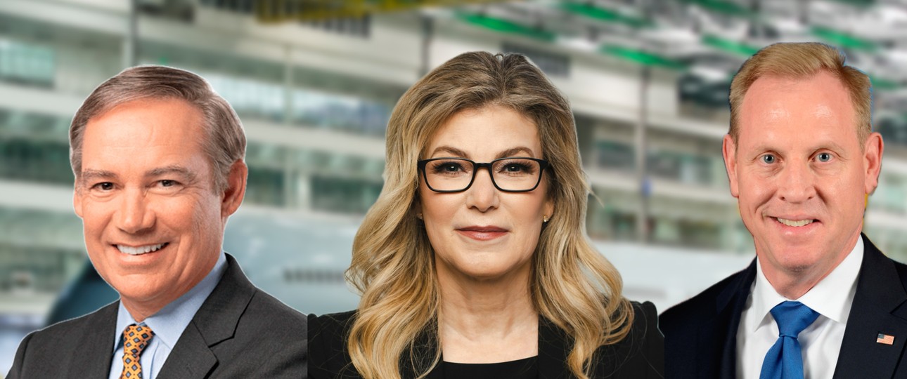 Kelly Ortberg (links), Stephanie Pope und Pat Shanahan: Wer kommt auf den Chefsessel?