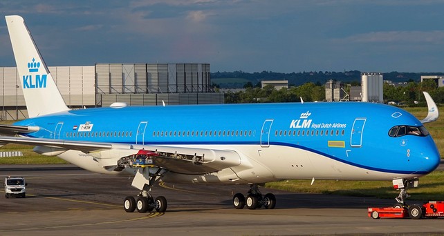 Der erste Airbus A350 von KLM: Er wird die Registrierung PHZNA tragen. 