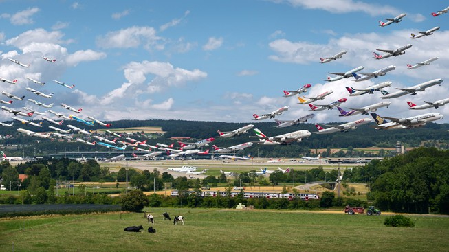Flughafen Zürich.