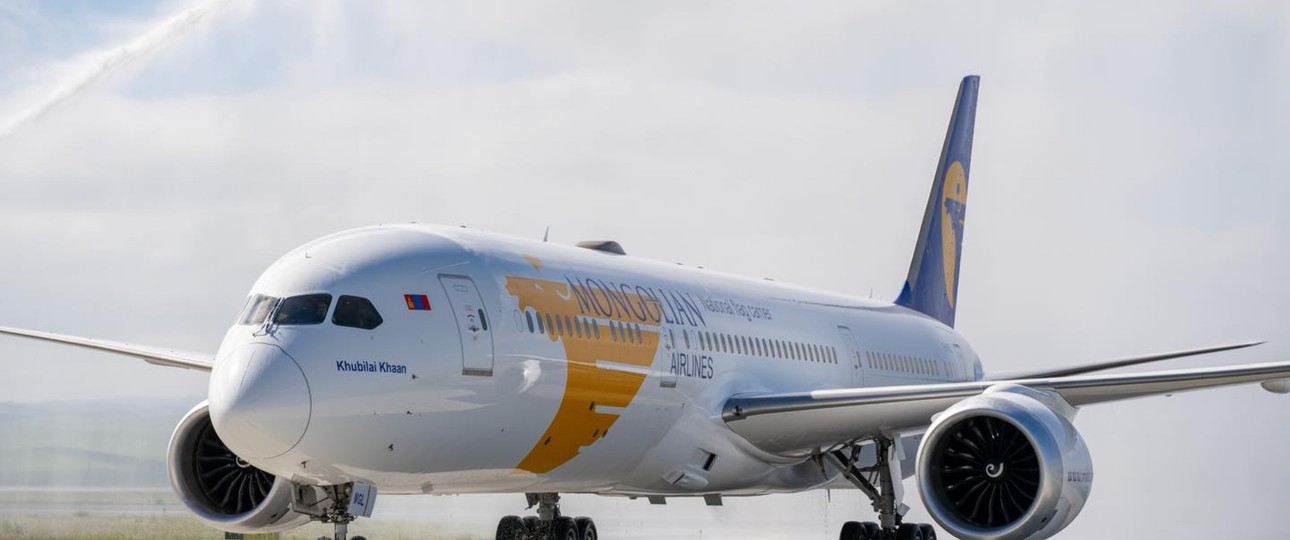 Der erste Dreamliner von Miat: Kam dieser Tage in der Mongolei an.