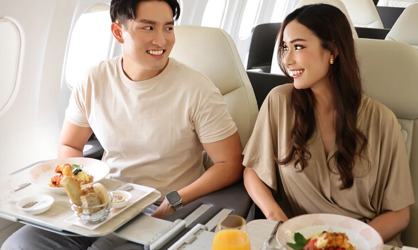 Zwei Passagiere von Beond: Zum Airbus A319 kommt bald ein A321 hinzu.