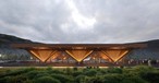 Das neue Terminal des Flughafens Mestia: Von einem georgischen Architekturbüro entworfen.