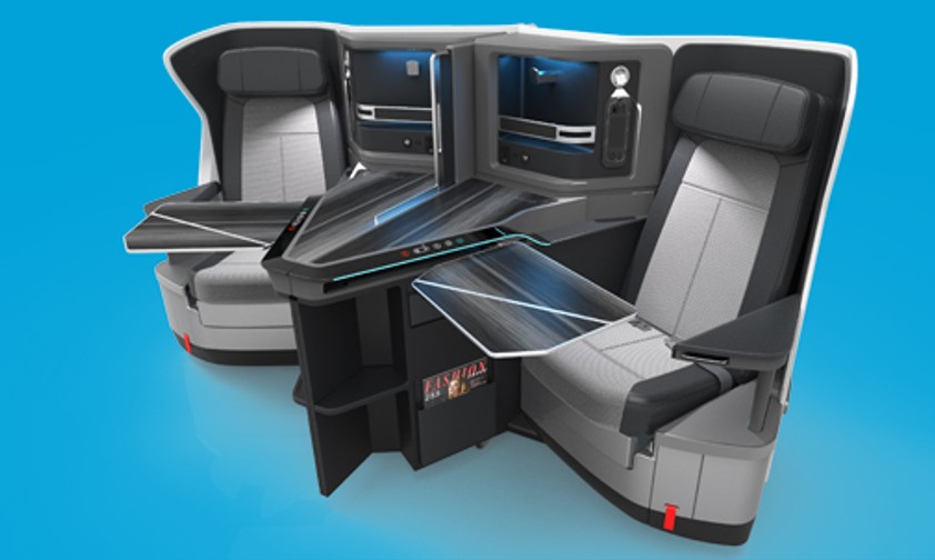 Venture von Jamco: Der Sitz für die KLM-Business-Class in der Boeing 787-10.