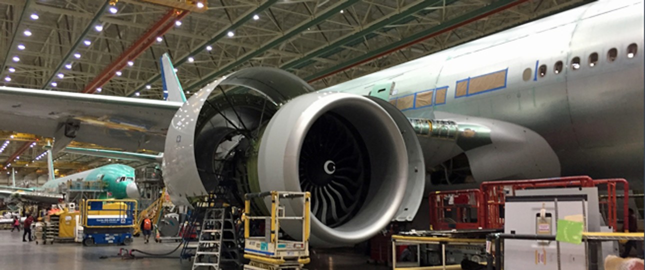 Produktion der Boeing 777: Der Flugzeugbauer will auch mit dem Verkauf von Ersatzteilen Geld verdienen.