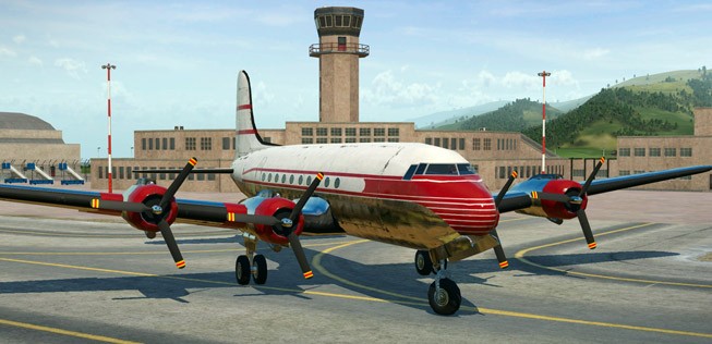 ... oder einer DC-4...