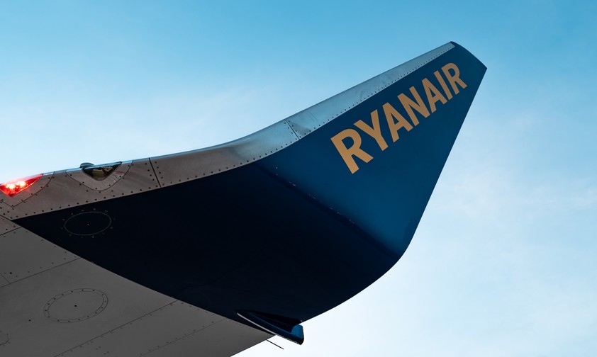 Winglet eines Jets von Ryanair-Flugzeug: Bald weniger in Deutschland zu sehen?