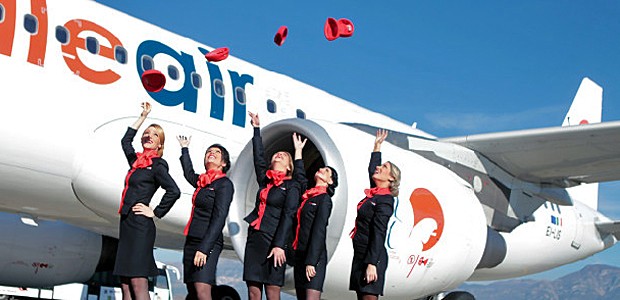 Flugbegleiterinnen von Belle Air: Sie haben keine Arbeit mehr.