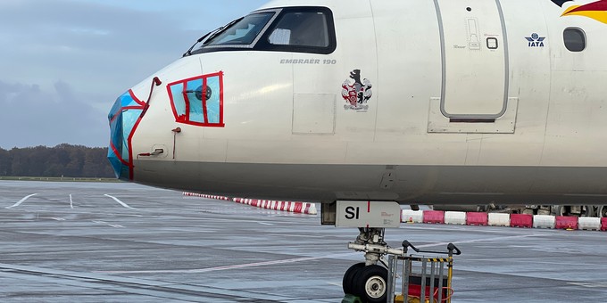 Zuvor hatte sie für KLM im Einsatz gestanden.