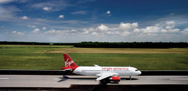 Flieger von Virgin America: Den Anblick gibts nicht mehr sehr lange.