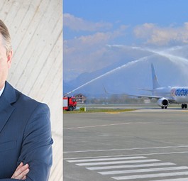 Constantin von Alvensleben: «Tirana ist der am besten verbundene Flughafen in der Region».