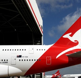 A380 von Qantas: Bedrängt von Asiaten.