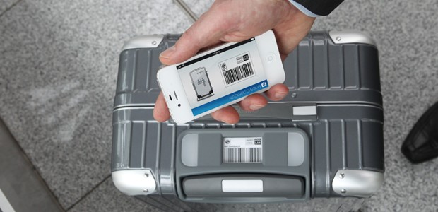 Schlauer Koffer von Rimowa und Airbus: Noch nicht auf dem Markt.