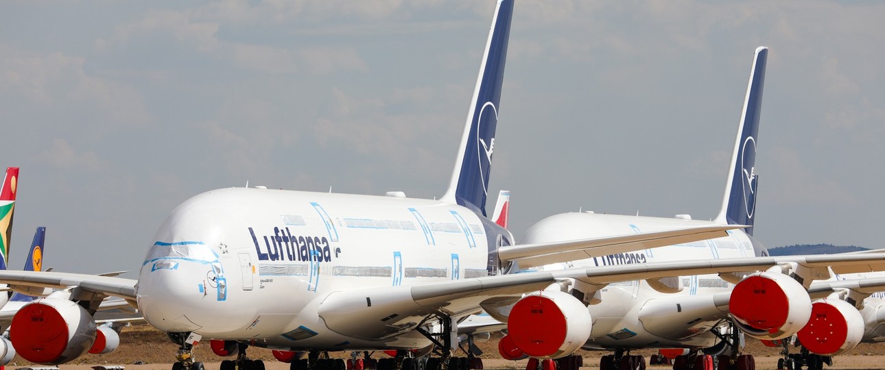 Die D-AIMF (der vordere Jet in Teruel): Wird jetzt zerlegt.