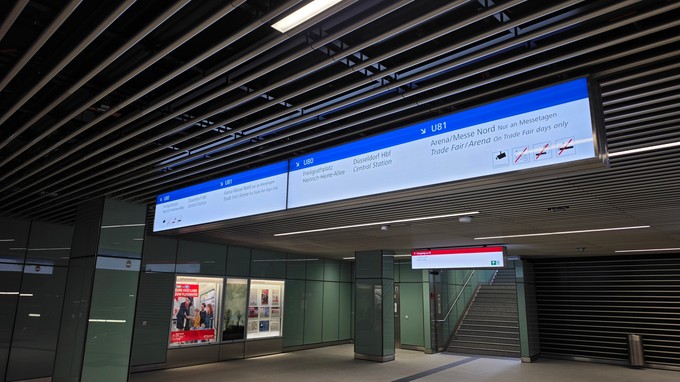 Noch ist die Station ein Kopfbahnhof. Mit einer Verlängerung nach Ratingen könnte sich das perspektivisch ändern.