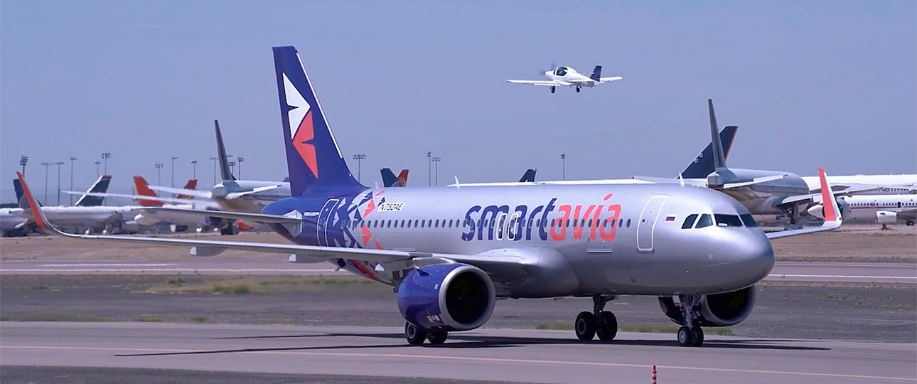 Airbus A320 Neo von Smartavia: Die Flotte soll kräftig wachsen.
