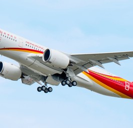 Jet von Hong Kong Airlines: Die Flotte besteht aus 38 Passiagier- und drei Frachtfliegern.