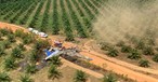 Die verunglückte HK-2494: Absturzort ist ein Feld in der Nähe von Villavicencio.