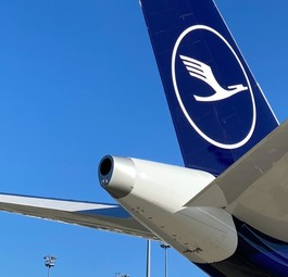 Airbus A350 of Lufthansa.