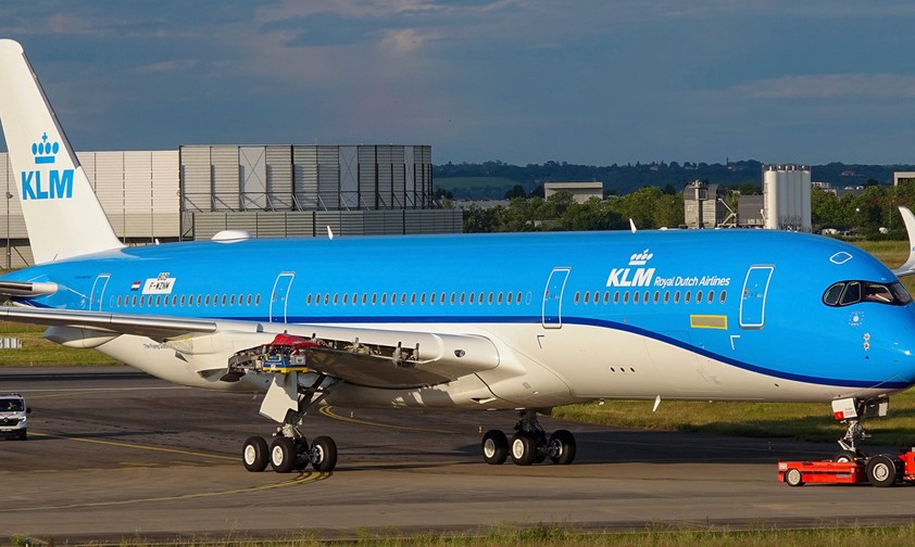 Der erste Airbus A350 von KLM: Er wird die Registrierung PH-ZNA tragen. 