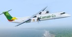 Dash 8-400 in den Farben von Camair-co: Die Fluglinie will sich zusätzliche Flieger anschaffen.