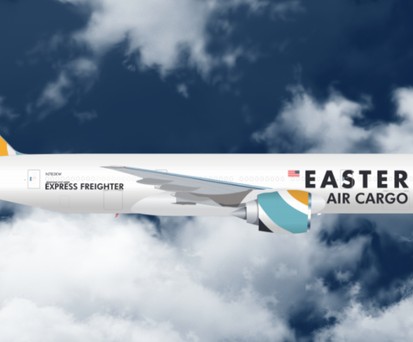 Boeing-777-Umbaufrachter von Eastern Airlines: So soll er aussehen.