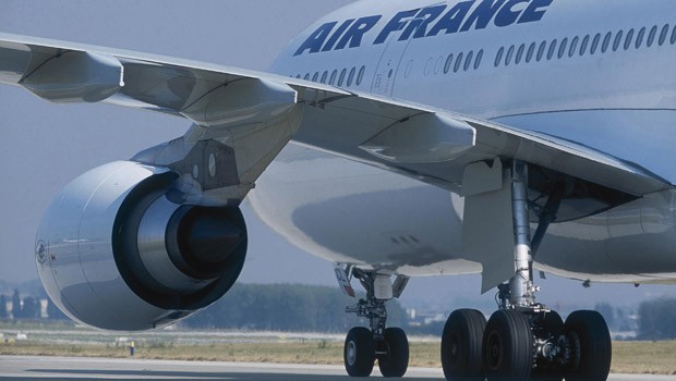 Airbus A330 von Air France: In Damaskus betankt.