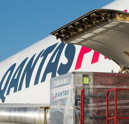 Frachtgeschäft von Qantas: Besonders stark betroffen.