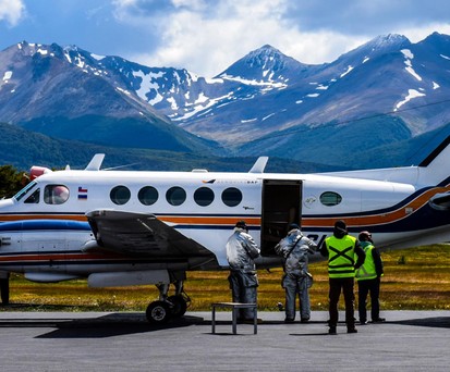 Die Beechcraft King Air 100 von Aerovías Dap wird untersucht: Etwas fehlt dem Flieger ...