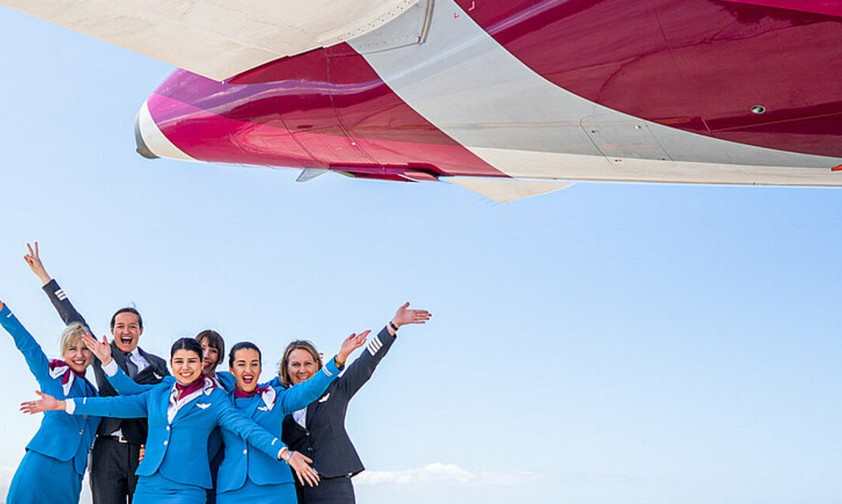 Crew von Eurowings: Der Flug soll künftig nur ein Teil des ganzen Pakets sein.