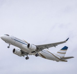 ACJ320 Neo von Comlux: Hier zu sehen ist das erste Exemplar, auf das drei weitere folgen.