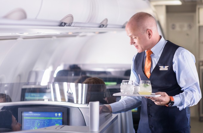 Jetblue bietet in den A321 eine verbesserte Version der Aktuellen Mint-Business-Class an.