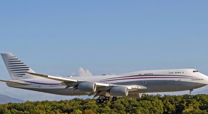 Boeing 747-8 mit dem Kennzeichen A7-HBJ: Bekommt sie Donald Trump als Übergangs-Air Force One?