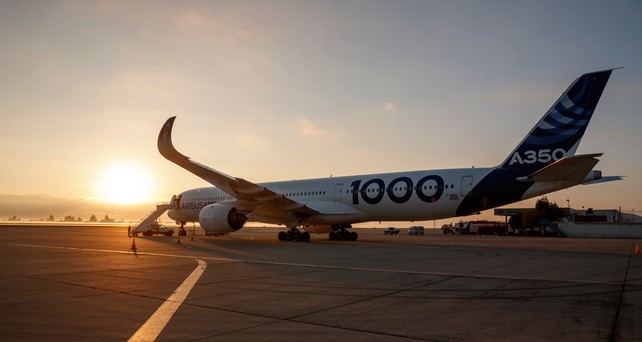 airbus a350 1000 sonne