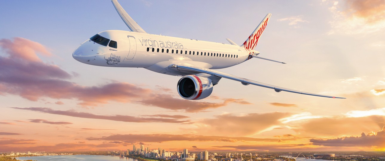 Embraer E190-E2 für Virgin Australia Regional: Soll so aussehen.