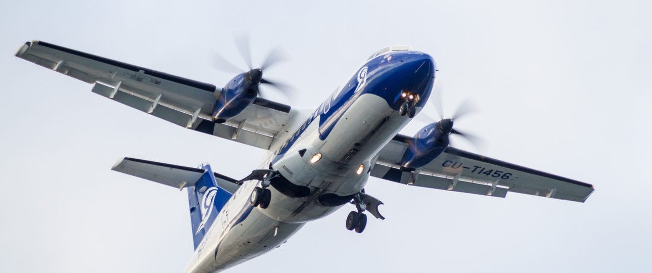 Eine ATR 42-500 von Aerogaviota: Die Fluggesellschaft fliegt wieder auf  Inlandsrouten.