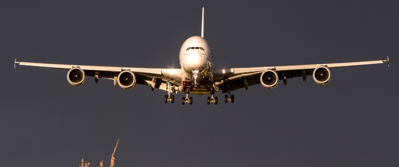 Airbus A380 von Emirates: Wenig Einsatzzeit.