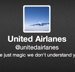 Konto der Fake-United: Neu auch mit Parodie-Hinweis.