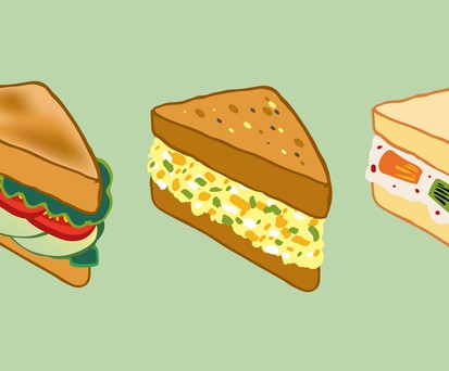 Sandwich: kostet bei Austrian, Lufthansa und Swiss künftig.