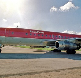 DC-8 von Aero Peru: Die Airline sucht den Neuanfang.