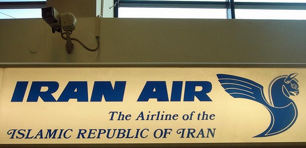 Schild von Iran Air: Mehr Konkurrenz.