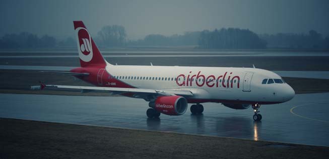 Airbus A320 von Air Berlin: Heute bleiben viele Flieger am Boden.