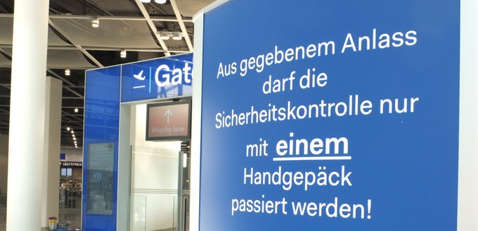 Eine neue Regel gibt es auch für das Handgepäck.