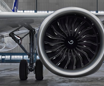 Triebwerk des Airbus A321 LR von SAS: Neue Ziele gesucht.