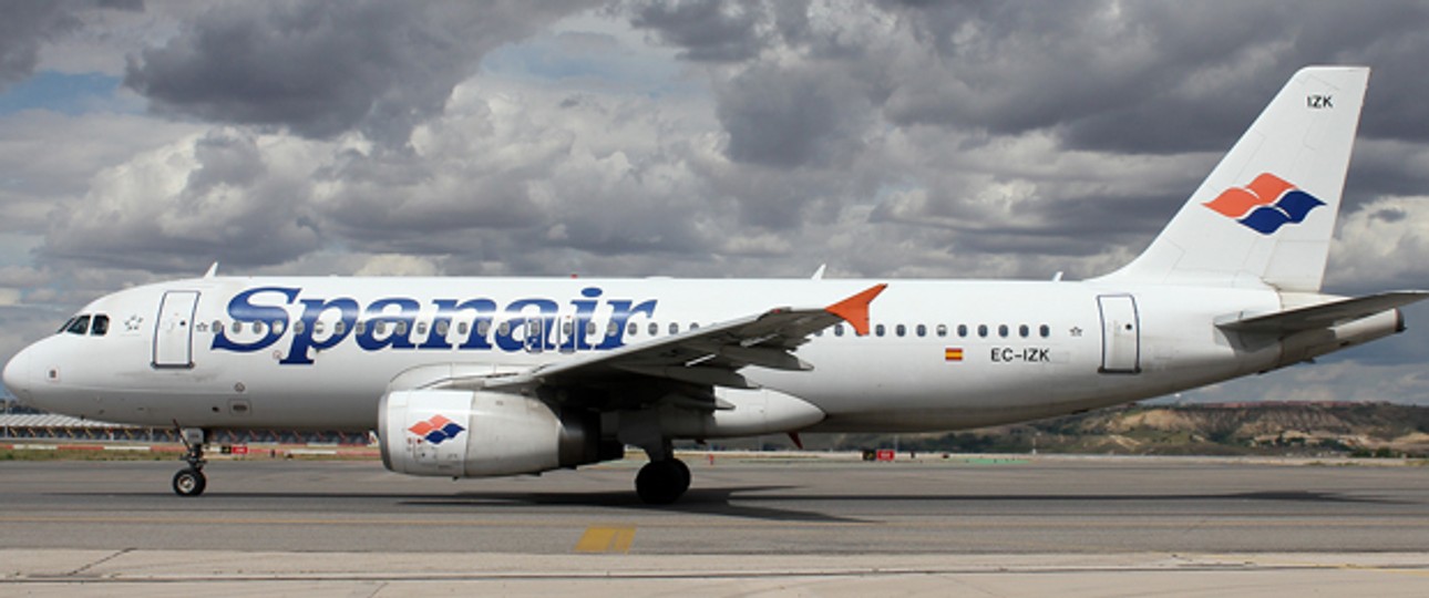Airbus A320 von Spanair: Die Airline musste aufgeben.